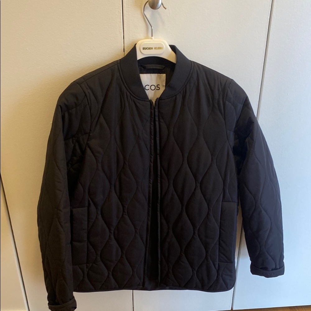 COS Black Quilted Jacket